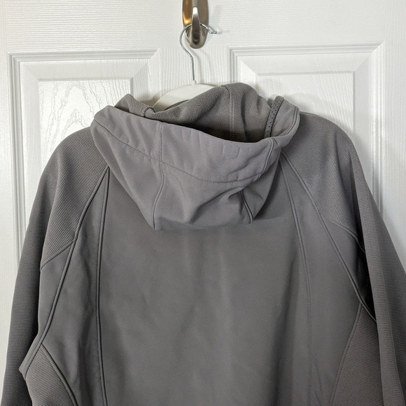Wind‎ River Outfitting Co. Weather Resistant Windbreaker Grey Knit Jacket Size M - Picture 5 of 7